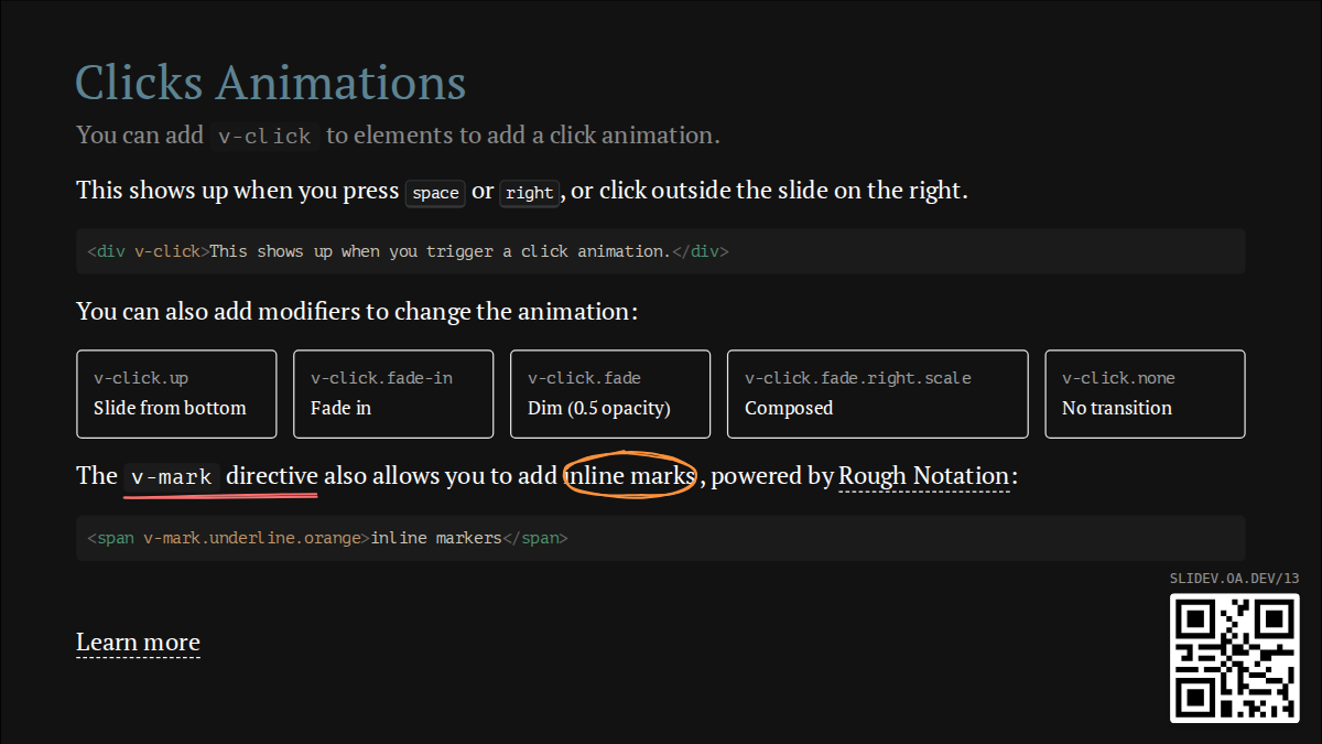 Clicks Animations