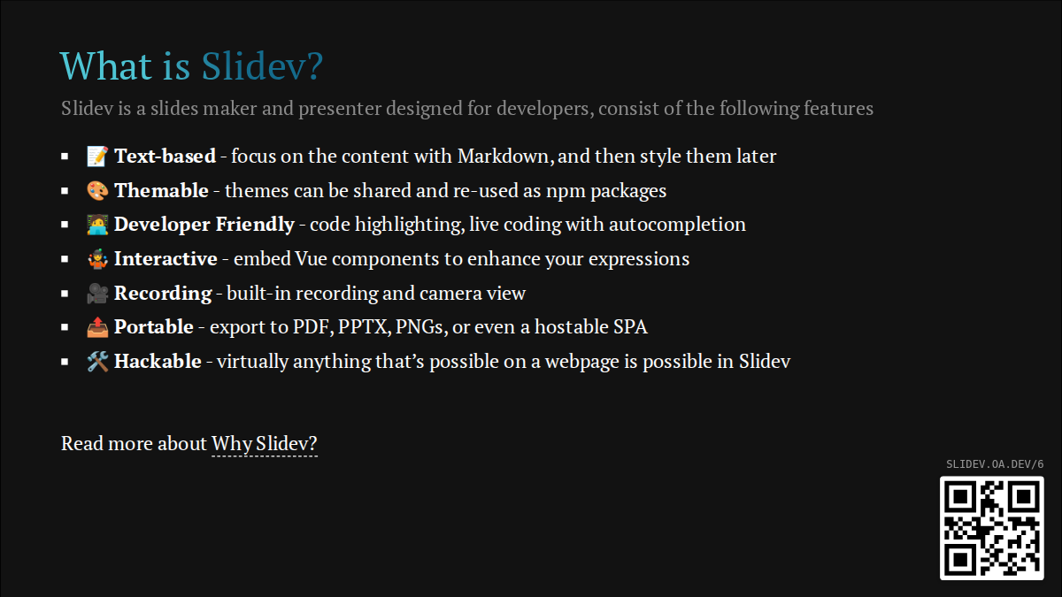 What is Slidev?